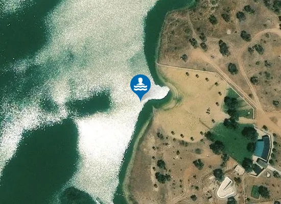 Satellite image of EMBALSE RIO GUADAMATILLAS VISO (EL) PM1