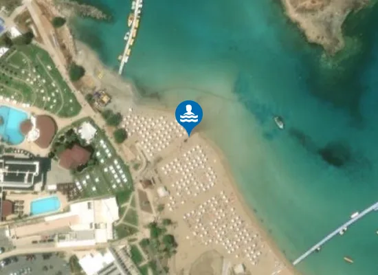 Satellite image of PROTARAS BAY