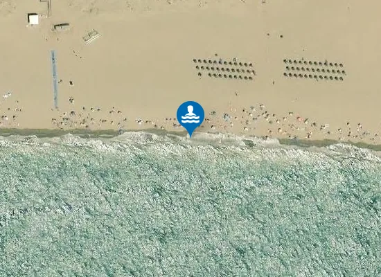 Satellite image of PLAYA ISLA CANELA PM1