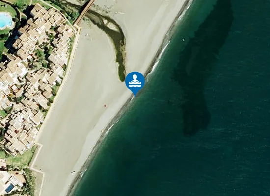 Satellite image of PLAYA LA GALERA-DORADA PM1