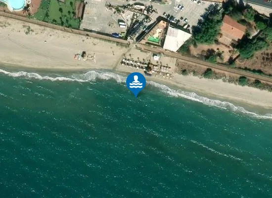 Satellite image of PLAYA EL CABLE-RIO REAL PM1