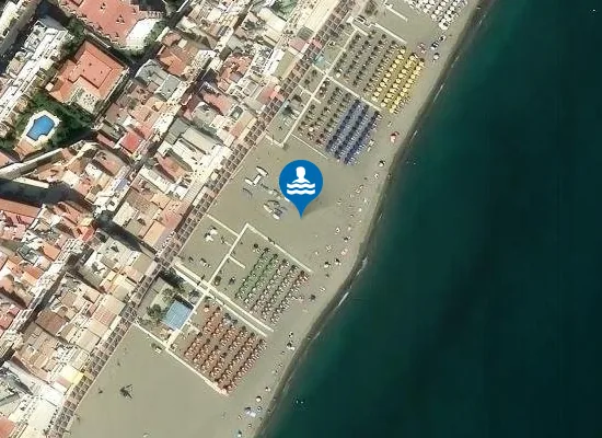 Satellite image of PLAYA LA CARIHUELA PM1