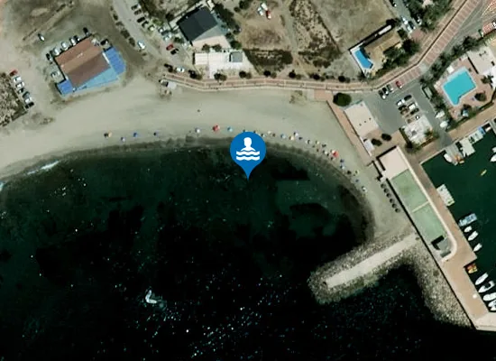Satellite image of PLAYA DE LA CASICA VERDE PM1