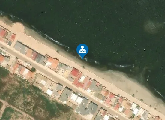 Satellite image of PLAYA LOS NIETOS PM2