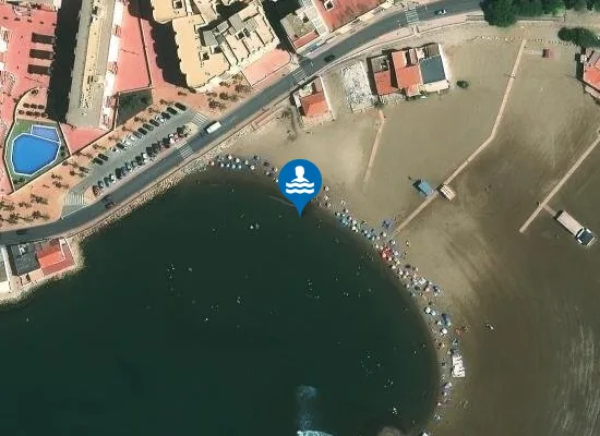 Satellite image of PLAYA LA ISLA PM1