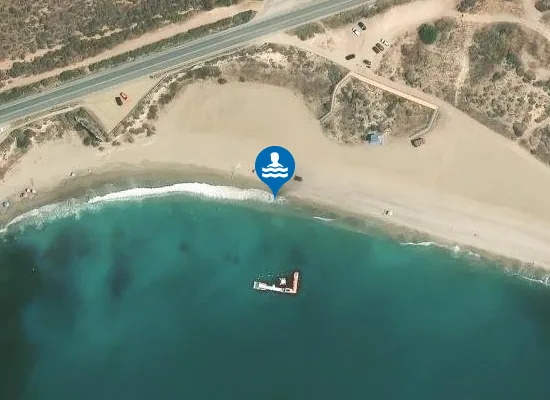 Satellite image of PLAYA DEL MOJON PM1