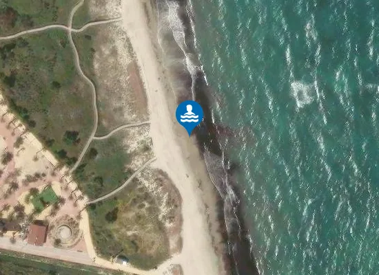 Satellite image of PLAYA EL MOJON-DERECHA PM1