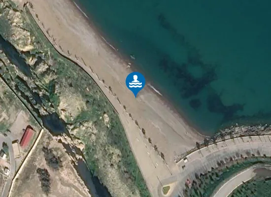 Satellite image of PLAYA HORCAS COLORADAS PM1