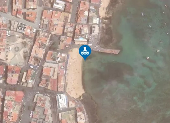 Satellite image of PLAYA MUELLE VIEJO (M.CHICO O CORRALEJO) PM1