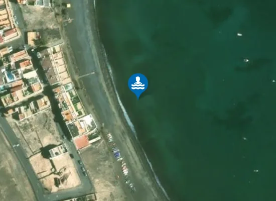 Satellite image of PLAYA PUERTO LAJAS (LAS LAJAS) PM1