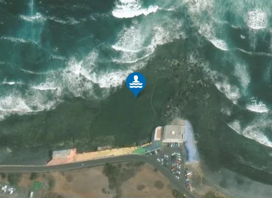 Satellite image of PLAYA SAN LORENZO (CHARCO SAN LORENZO) PM1