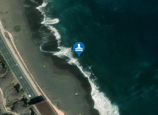 Satellite image of PLAYA LAJA (LA) PM1