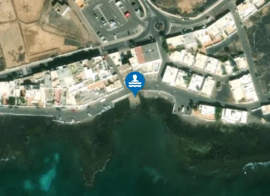 Satellite image of PLAYA CALETAS (LAS) (ENSENADA LAS CALETAS) PM1