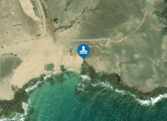 Satellite image of PLAYA PUERTO MUELAS PM1