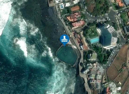 Satellite image of PLAYA ARENISCO (EL) - PISCINA NATURAL PUNTA HIDALGO PM3