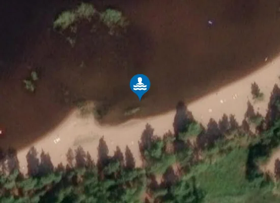 Satellite image of SARKKIEN UIMARANTA LAPPALANJARVI