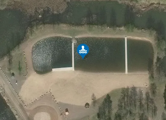 Satellite image of KOIVUSAAREN UIMARANTA