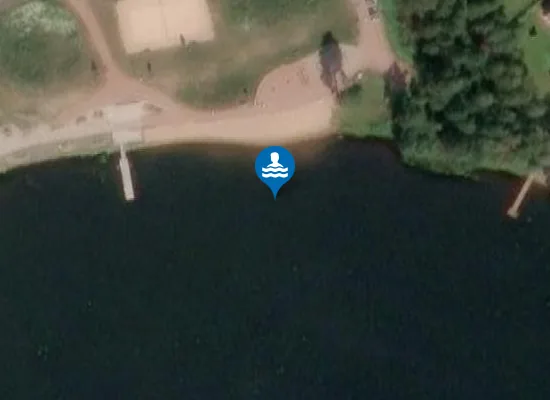 Satellite image of HUUTJARVEN POHJOINEN UIMARANTA