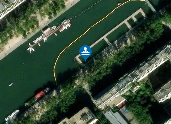 Satellite image of BASSIN DE LA VILLETTE