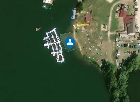 Satellite image of LA GRANDE PAROISSE - BASE DE LOISIRS