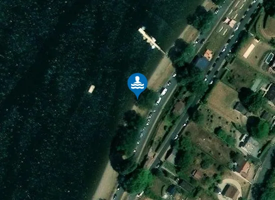 Satellite image of FOUGERES B grande plage