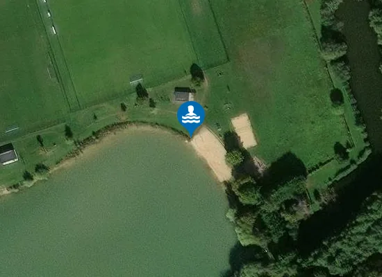 Satellite image of PLAN D'EAU DE L'ARCHE