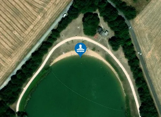 Satellite image of ETANG INTERCOMMUNAL _ ZONE BAIN