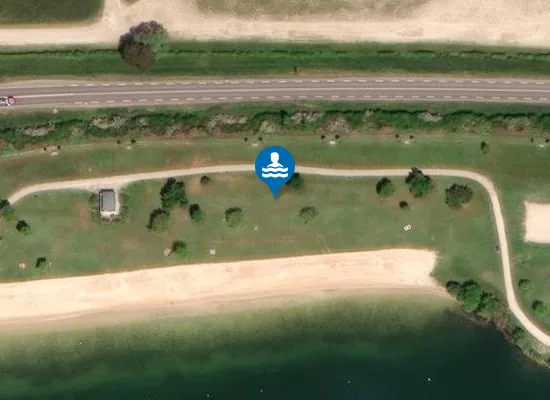 Satellite image of BASE DE LOISIRS D'ARC SUR TILLE