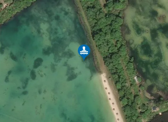 Satellite image of LAC DE LA TILLE