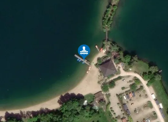 Satellite image of LAC DE CHOUR