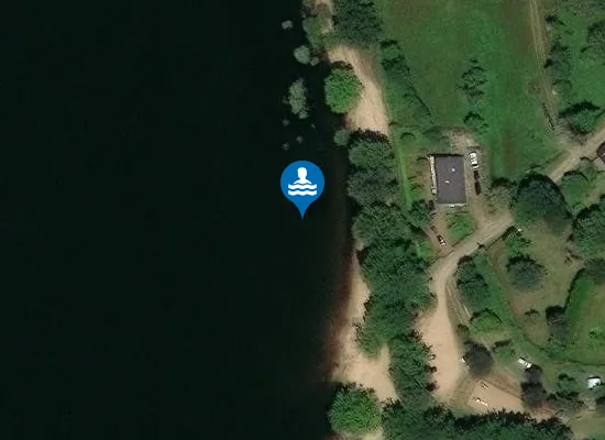 Satellite image of LAC DE PANNECIERE, CAMPING