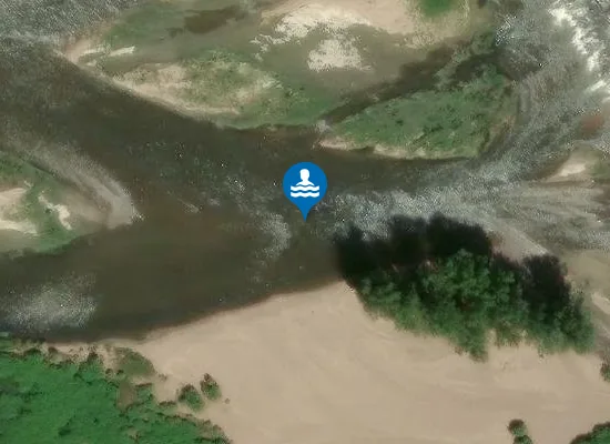 Satellite image of NEVERS PLAGE