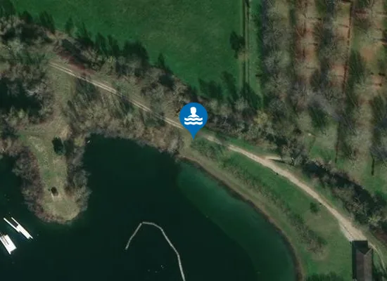 Satellite image of PLAN D'EAU DES SABLONS