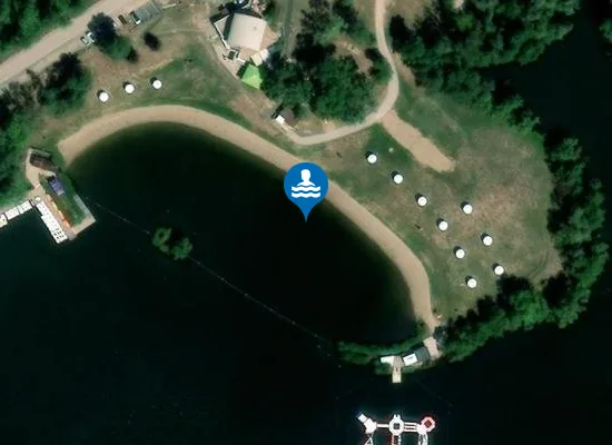 Satellite image of LAC DE LA FERTE