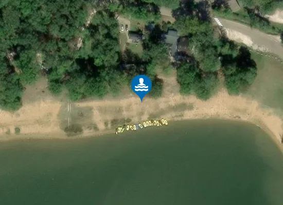 Satellite image of SAINT-FARGEAU CALANQUE