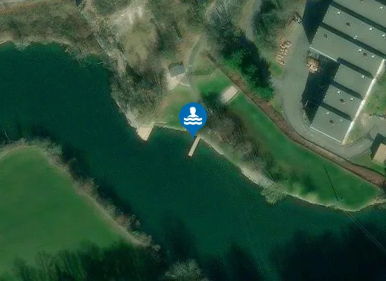 Satellite image of LA PLAGE DE PONT DE ROIDE