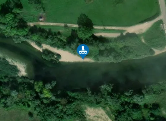Satellite image of LA LOUE AU PONT DE BELMONT