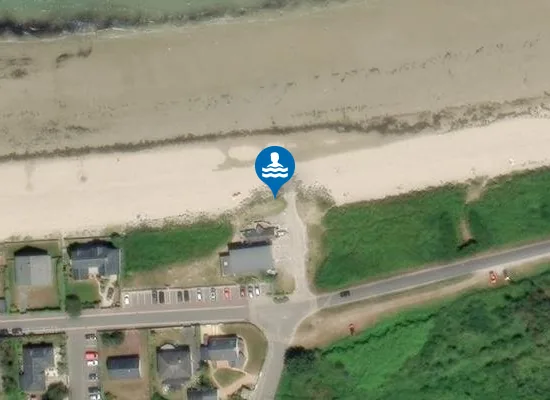 Satellite image of URVILLE-NACQUEVILLE FACE CHARRIERE