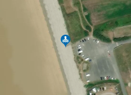 Satellite image of VAUVILLE Face au camping