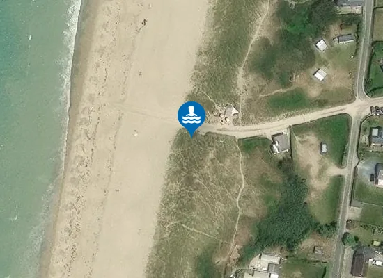 Satellite image of ANNEVILLE-SUR-MER Face RD 74