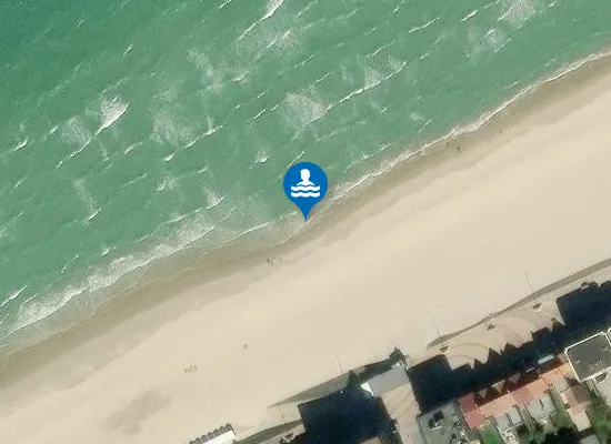 Satellite image of POSTE DE SECOURS CENTRAL DE BRAY-DUNES