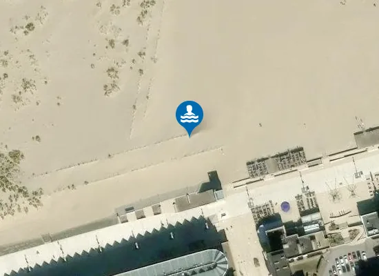 Satellite image of POSTE DE SECOURS - DIGUE DES ALLIES