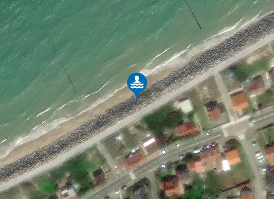 Satellite image of SANGATTE CENTRE PLAGE
