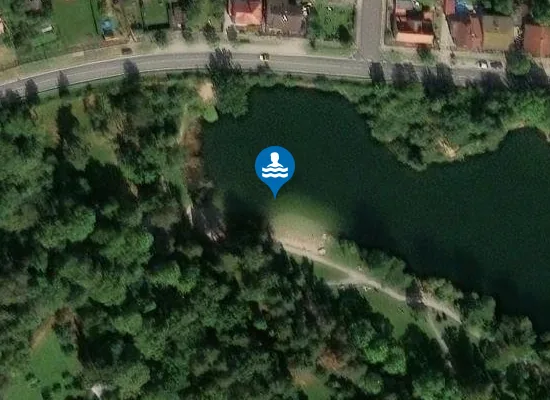 Satellite image of LOM - JEZÍRKO KOŠUTKA