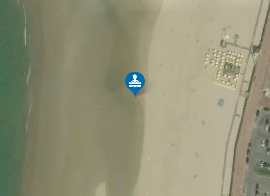 Satellite image of LE TOUQUET CENTRE PLAGE