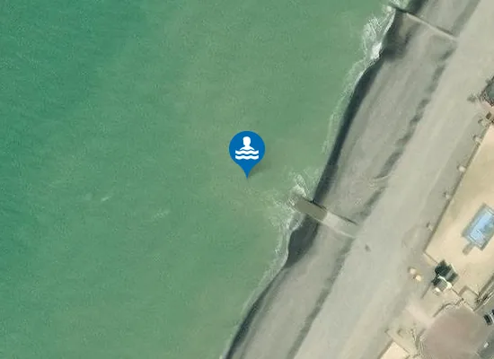 Satellite image of PLAGE DE LA VILLE DE CAYEUX SUR MER