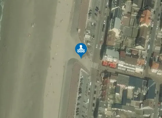 Satellite image of PLAGE SURVEILLEE DE QUEND