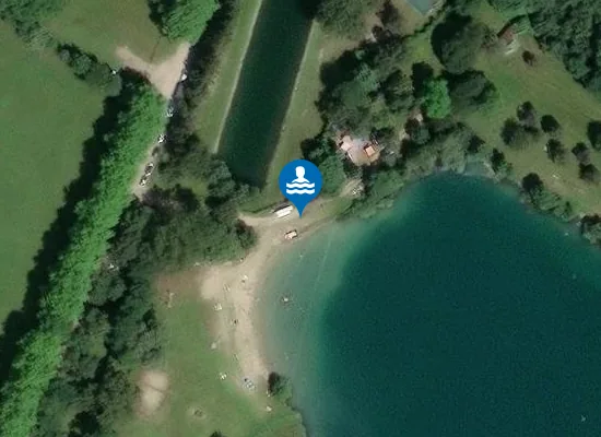 Satellite image of BAIGNADE MUNICIPALE HUSACKER HUTTENHEIM