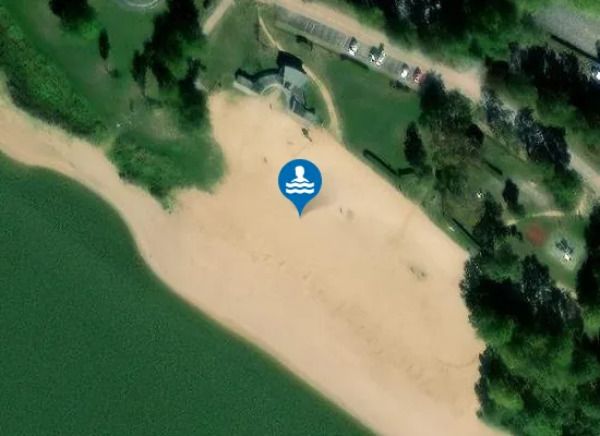 Satellite image of LAC DE BAIRON