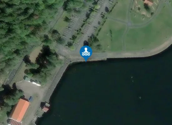 Satellite image of LAC DE LA PLAINE